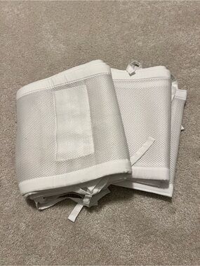 White Kids Mesh Bed Rail Cover